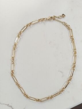 Banana Republic Gold Link Station Necklace